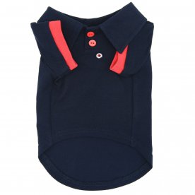 POLO BLEU MARINE POUR ANIMAL DOMESTIQUE