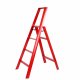 STEP STOOL "FOLDABLE" RED