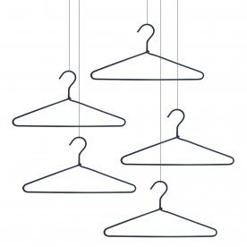 HANGER SCOUBIDOU SET OF 5