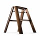 ALUMINIUM STEP STOOL "FOLDABLE" BRONZE