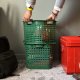 SET DE 5 PANIERS EMPILABLE VERT FORÊT