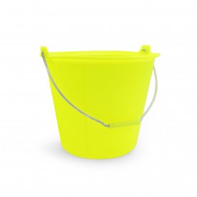 SEAU TUTTI FRUTTI 13 LITRES JAUNE FLUO