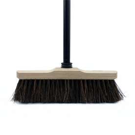 STRAIGHT OUTDOOR BROOM HEAD WITH TELESCOPIC HANDLE