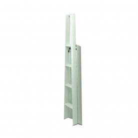 ALUMINIUM 4 STEPS STOOL "FOLDABLE" LIGHT GREEN