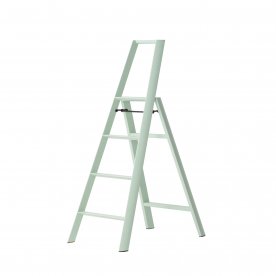 ALUMINIUM 4 STEPS STOOL "FOLDABLE" LIGHT GREEN