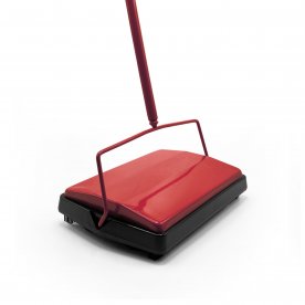 RED MECHANICAL BROOM