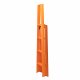 ESCABEAU PLIANT 4 MARCHES ORANGE EN ALUMINIUM